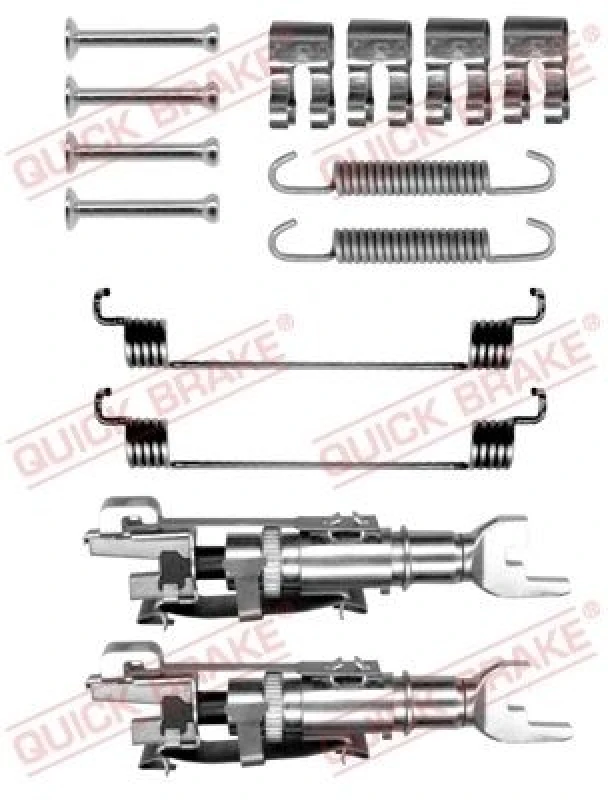 Image of QUICK BRAKE Brake shoe fitting kit QUICK BRAKE 105-0783S