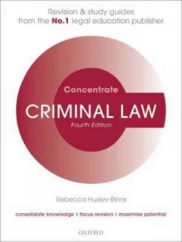 Image of Criminal Law by Rebecca Huxley-Binns Paperback
