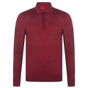 image of Hugo Boss San Giovanni Polo Shirt Red Size L Men