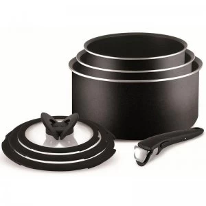 image of Tefal Ingenio Essential 7 Piece Pan Set