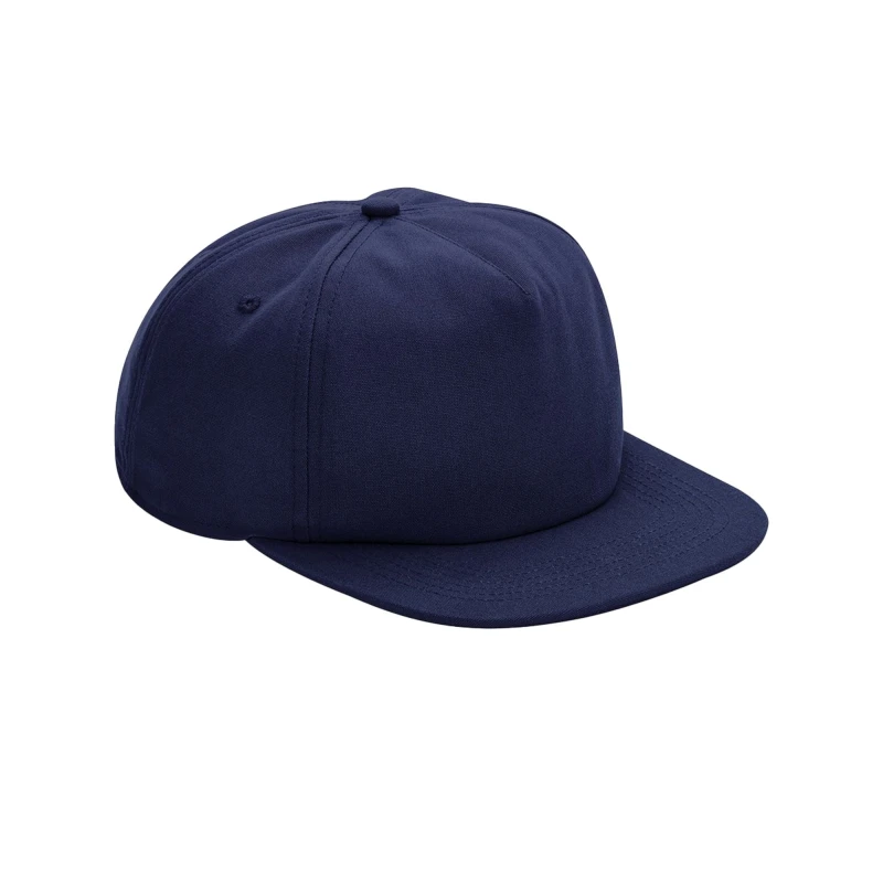 Image of Beechfield Beechfield Men 5 Panel Cotton Cap in Navy Navy One Size Male 5063300366448