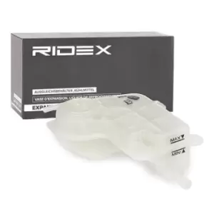 Image of RIDEX Expansion Tank 397E0058 Coolant Expansion Tank,Coolant Reservoir AUDI,SEAT,A4 Avant (8ED, B7),A4 Avant (8E5, B6),A4 Limousine (8E2, B6)