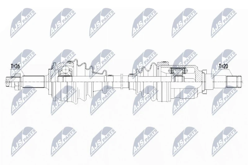Image of NTY Drive shaft NTY NPW-TY-119