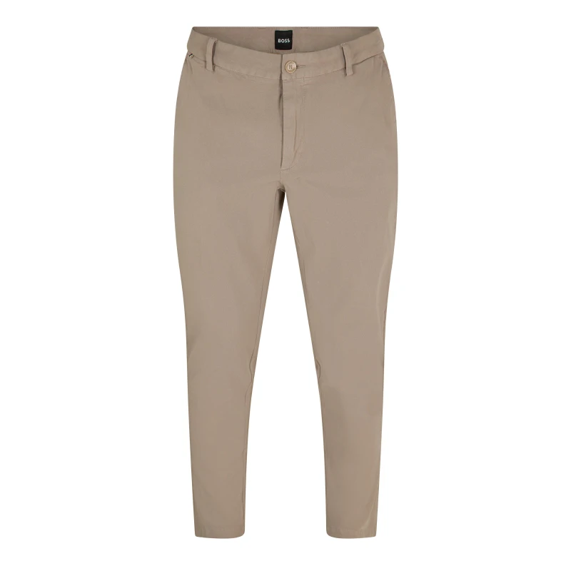 Image of Boss Boss H-Kane1 10271526 01 Straight Leg Trousers Mens Open Beige male 32W R