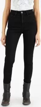 Image of Rokker Rokkertech High Waist Ladies Motorcycle Textile Pants, black, Size 26 for Women, black, Size 26 for Women