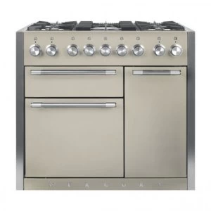 image of Mercury MCY1000DFOY 93180 1000mm Dual Fuel Range Cooker - Oyster Finish