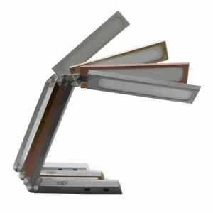 Image of Greenhall Lighting Prism Adjustable Colour Temperature Triangular Desk Lamp - White