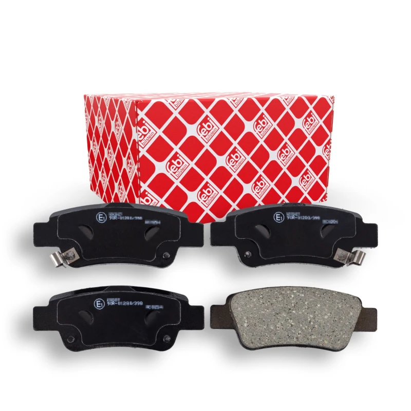 Image of FEBI BILSTEIN 16805 Brake pad set Rear Axle, with acoustic wear warning Brake Pad Set,disc brake (402)
