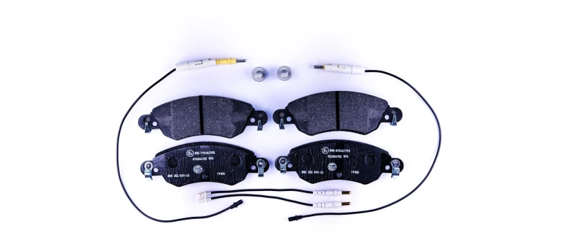 Image of HELLA Brake pad set HELLA 8DB 355 019-431