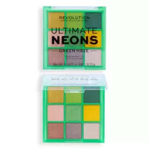 image of Revolution Artist Collection Ultimate Neon Palette - Green Haze