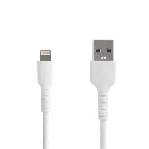 Image of StarTech 3.3 ft. 1m USB to Lightning Cable Apple MFi Certified White