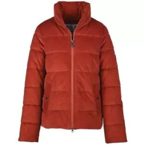 Image of Barbour Womens Aubrey Quilt Burnt Henna 14