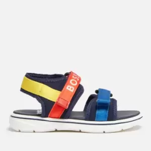 image of Hugo Boss Boys Strap Multicoloured Sandals