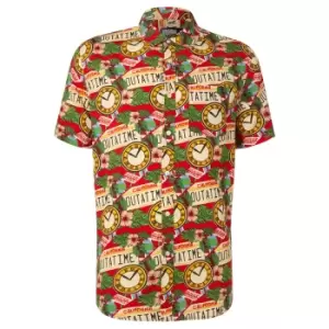 image of Limited Edition Back to the Future Floral Printed Shirt - Zavvi Exclusive - S