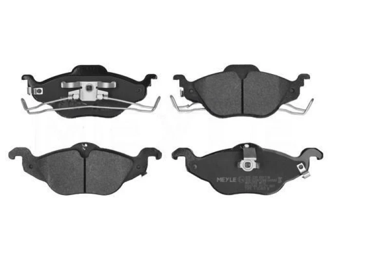Image of MEYLE 025 230 6317/W Brake pad set Front Axle, with acoustic wear warning, Original Quality, with anti-squeak plate Brake Pad Set,disc brake (402)
