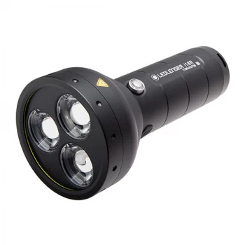 image of LED Lenser i18R Industrial Rechargeable LED Torch Black & Yellow