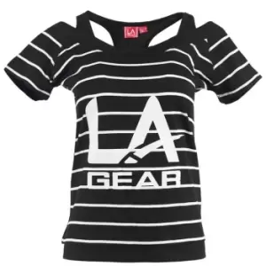 Image of LA Gear Multi Layer T Shirt Ladies - Black