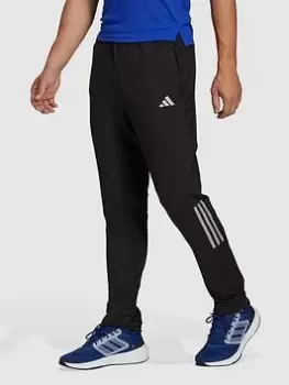 Image of adidas Performance Own The Run Astro Knit Joggers, Black, Size 2XL, Men