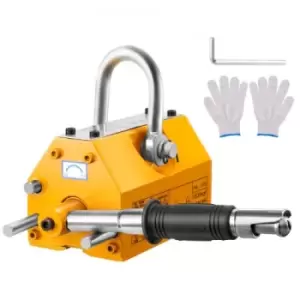 Image of VEVOR Magnetic Lifter, 3300lbs/1500kg Pulling Capacity, 2.5 Safety Factor, Neodymium & Steel, Lifting Magnet with Release, Permanent Lift Magnets, Hea