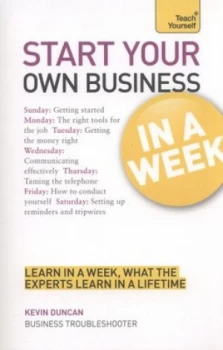 Image of Start Your Own Business in a Week by Kevin Duncan Paperback