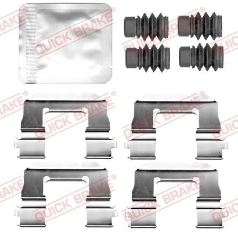 Image of QUICK BRAKE Brake pad fitting kit QUICK BRAKE 109-0157