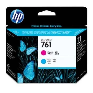 Image of HP 761 Magenta and Cyan Printhead