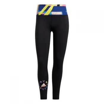 Image of adidas Love Unites Believe This Graphic Leggings U - Black