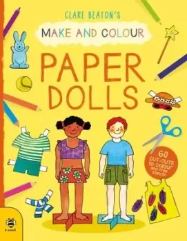 Image of Make & Colour Paper Dolls - Clare Beaton - Paperback - Used