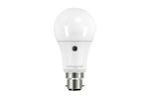 Image of Integral Auto Sensor Classic Globe (GLS) 9.5W (60W) 2700K 806lm B22 Lamp