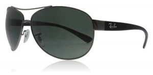 Image of Ray-Ban RB3386 Sunglasses Gunmetal / Black 004/71 67mm