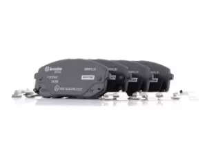 Image of BREMBO Brake pad set XTRA LINE P 30 056X Brake pads,Brake pad set, disc brake HYUNDAI,KIA,ix35 (LM, EL, ELH),Tucson (TL, TLE),i40 CW (VF),Kona (OS)