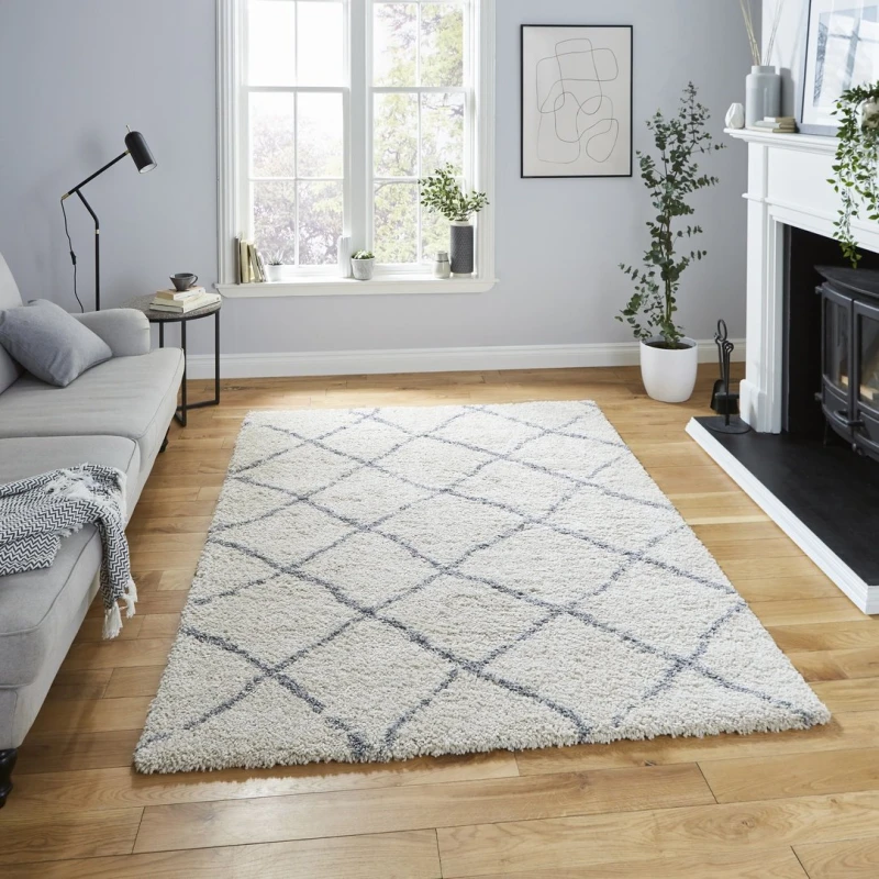 Image of Scandi Berber G257 Rug Cream Grey