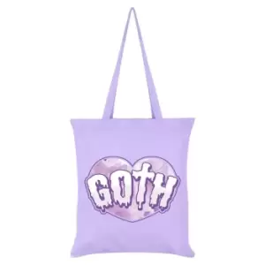 image of Grindstore Pastel Goth Tote Bag (One Size) (Lilac)