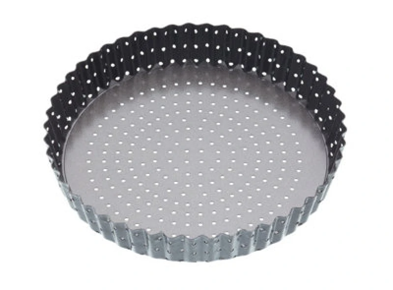 Image of Masterclass Crusty Bake Non-stick Fluted Round 25cm Quiche Tin Black
