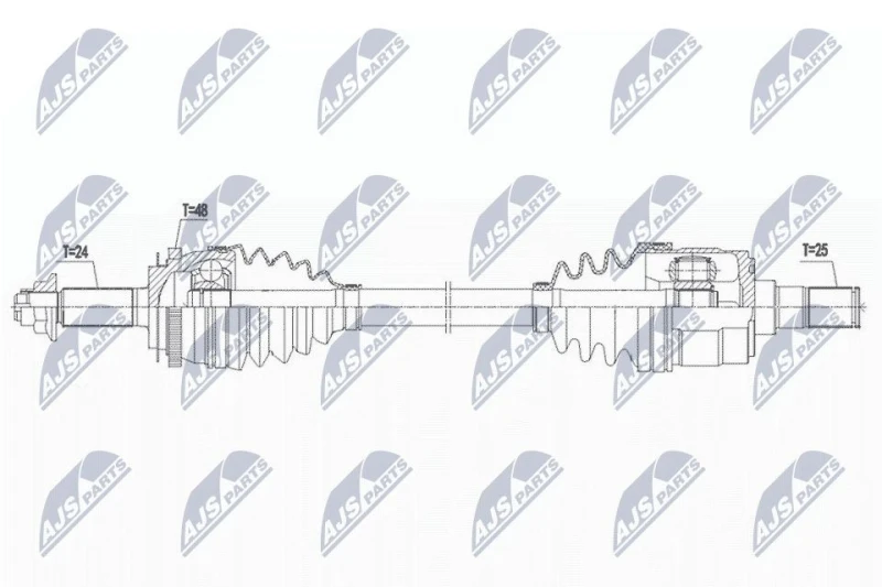 Image of NTY Drive shaft NTY NPW-KA-374