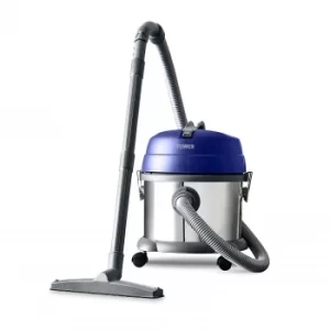 image of Tower TDW10 15 Litre Wet & Dry Cylinder Vacuum