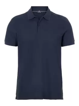 image of J.LINDEBERG Troy Cotton Polo Shirt Men Blue