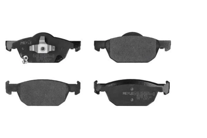 Image of MEYLE 025 247 9617/W Brake pad set Front Axle, with acoustic wear warning, Original Quality, with anti-squeak plate Brake Pad Set,disc brake (402)