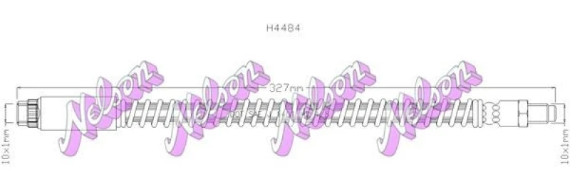 Image of Brake hose KAWE H4484