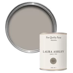 image of Laura Ashley Pale French Grey Eggshell Emulsion Paint, 750Ml