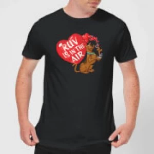 Scooby Doo Ruv Is In The Air Mens T-Shirt - Black