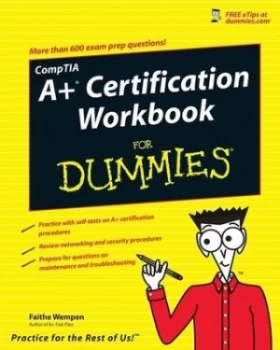 Image of Comptia A+ Certification Workbook for Dummies by Faithe Wempen Paperback