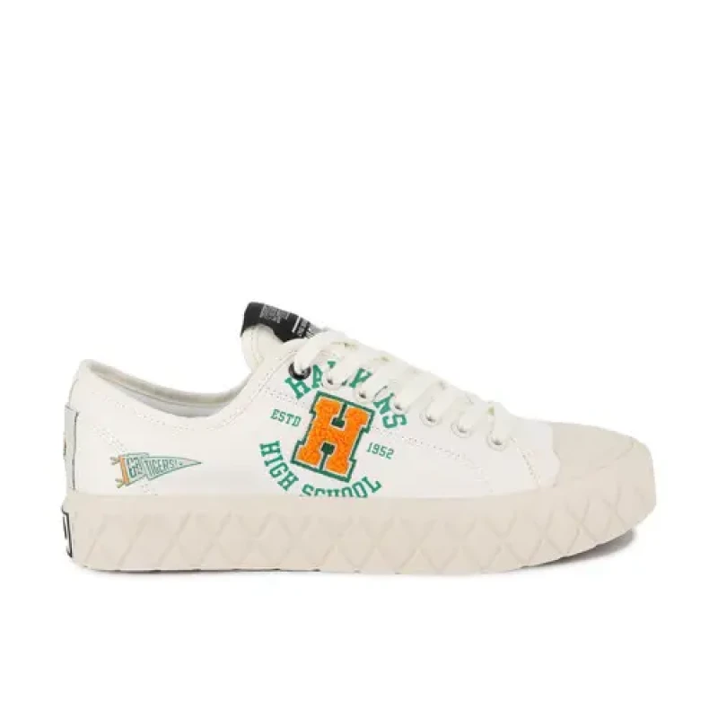 Image of Palladium Pallace Ace Tigers Stranger Things Trainers White Men 42 (8);43 (9);44 (9.5);45 (10 to 10.5)