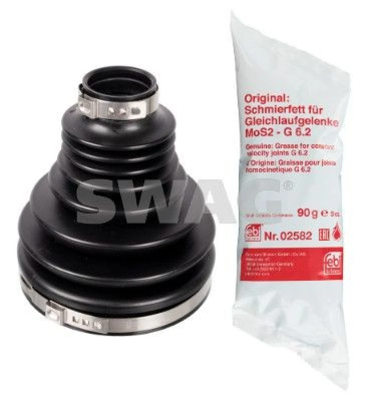 Image of CV boot kit, drive shaft SWAG 33 10 1428