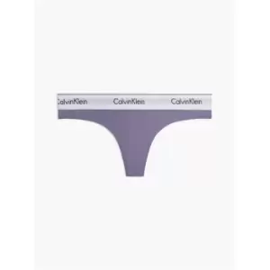 Image of Calvin Klein Modern Cotton Thong - Purple