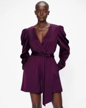 Image of Ted Baker Playsuit With Exaggerated Sleeve