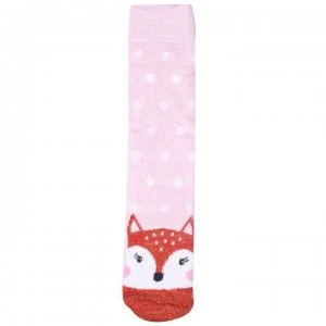 image of Totes Single Print Socks - Orange Fox