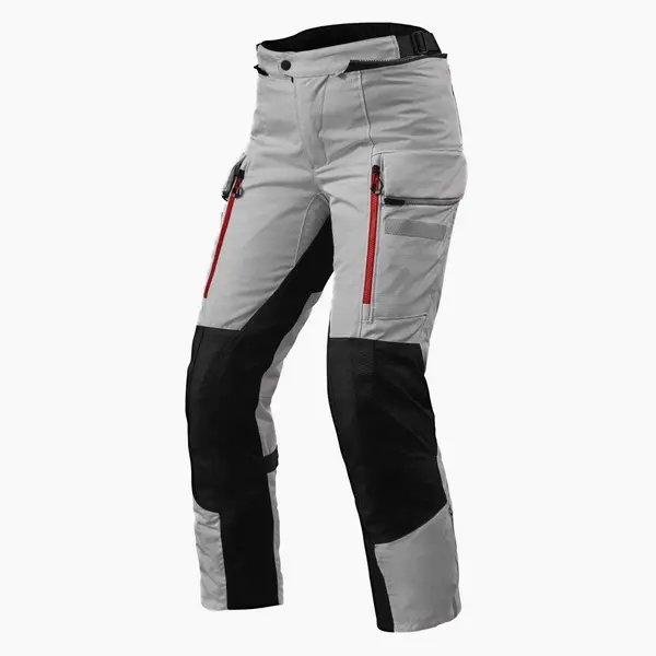 Image of REV'IT! Sand 4 H2O Ladies Standard Silver Black Motorcycle Pants Size 44