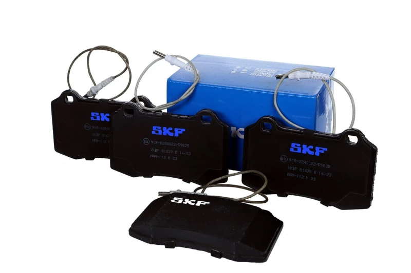 Image of SKF VKBP 81039 E Brake pad set incl. wear warning contact Brake Pad Set,disc brake (402)