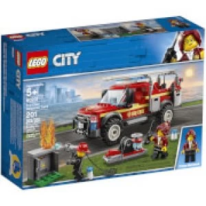 image of LEGO City Town: Fire Chief Response Truck (60231)